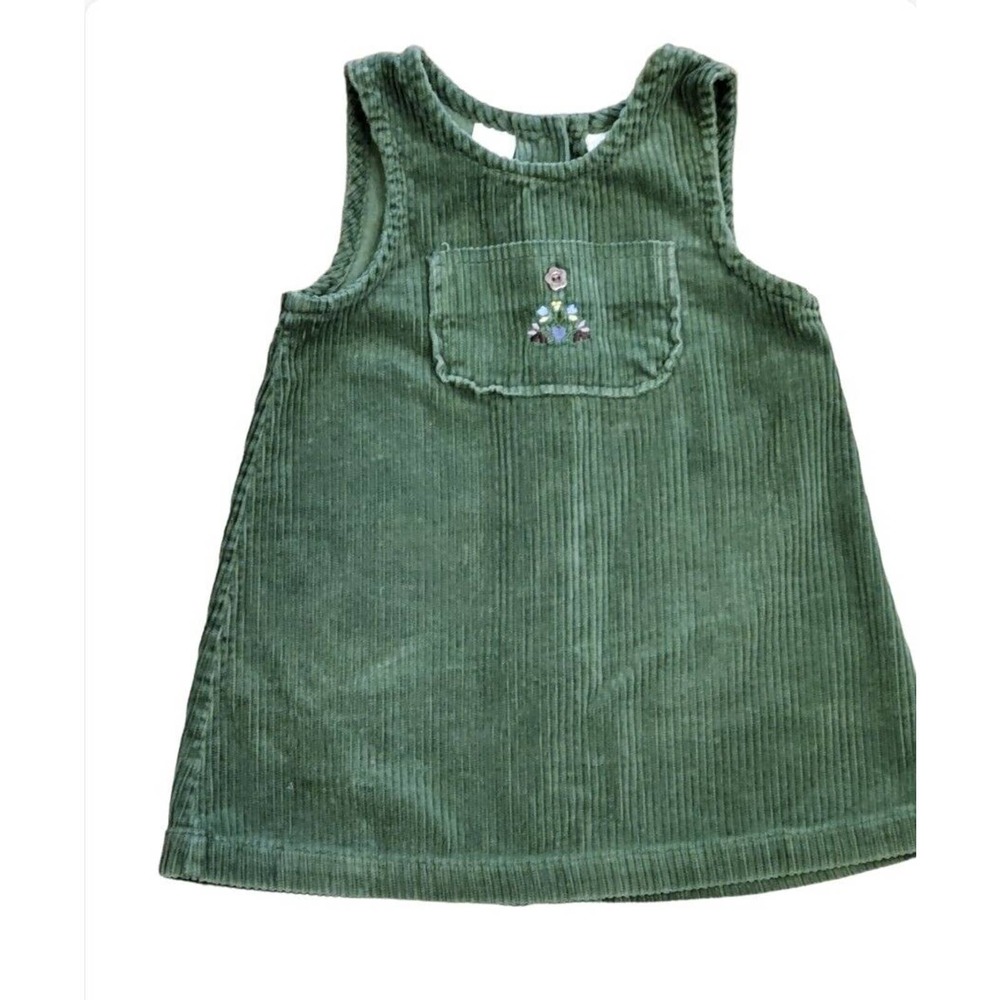Cherokee Green Corduroy Dress